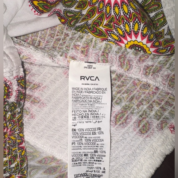 RVCA Kelsey Brookes ANP Serotonin Sun Dress Cloud NWOT Women’s Size Small - Picture 6 of 10